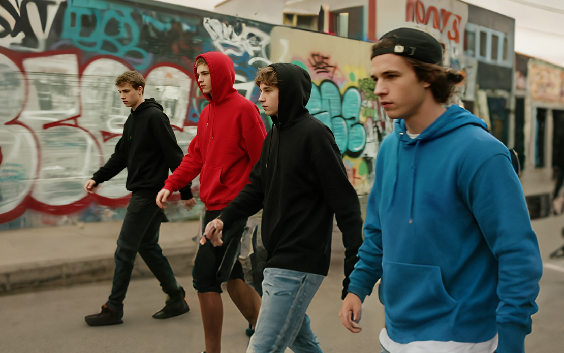 Korkealaatuinen räätälöity huppari