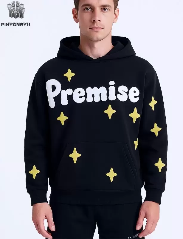 Puff-kuvioinen huppari Puff-kuvioinen huppari