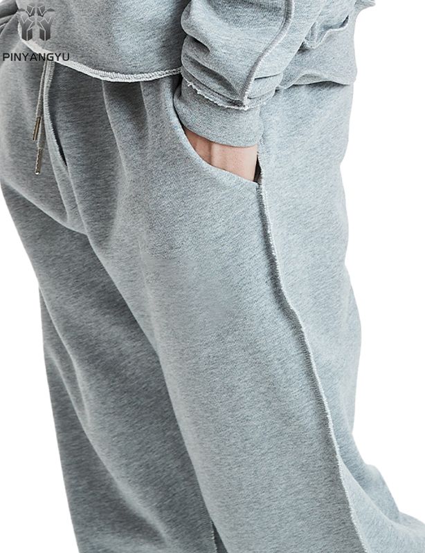 Mittatilaustyönä tehdyt suorat collegehousut - 100% puuvillaa, unisex-oloasu