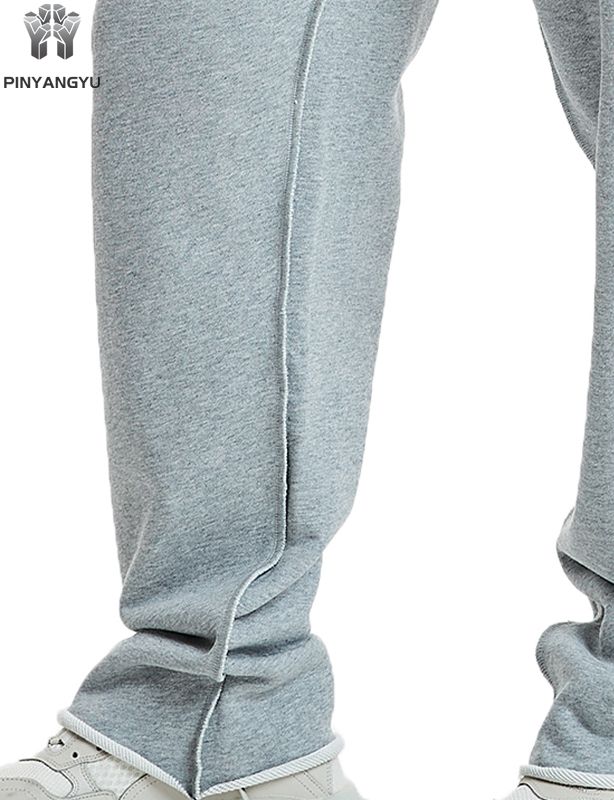 Mittatilaustyönä tehdyt suorat collegehousut - 100% puuvillaa, unisex-oloasu