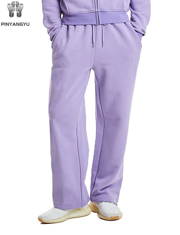 Violetit rennot suoralahkeiset collegehousut | Casual Streetwear