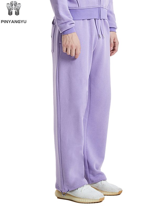 Violetit rennot suoralahkeiset collegehousut | Casual Streetwear