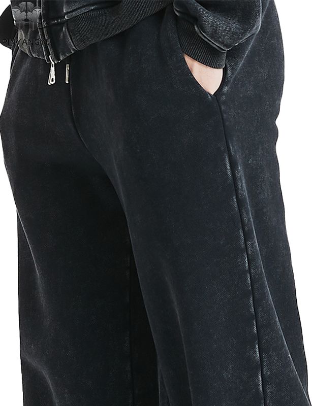 Happopesut French Terry -puuvillaiset collegehousut, oma logo, ylisuuret, laukulliset ja leveät lahkeet