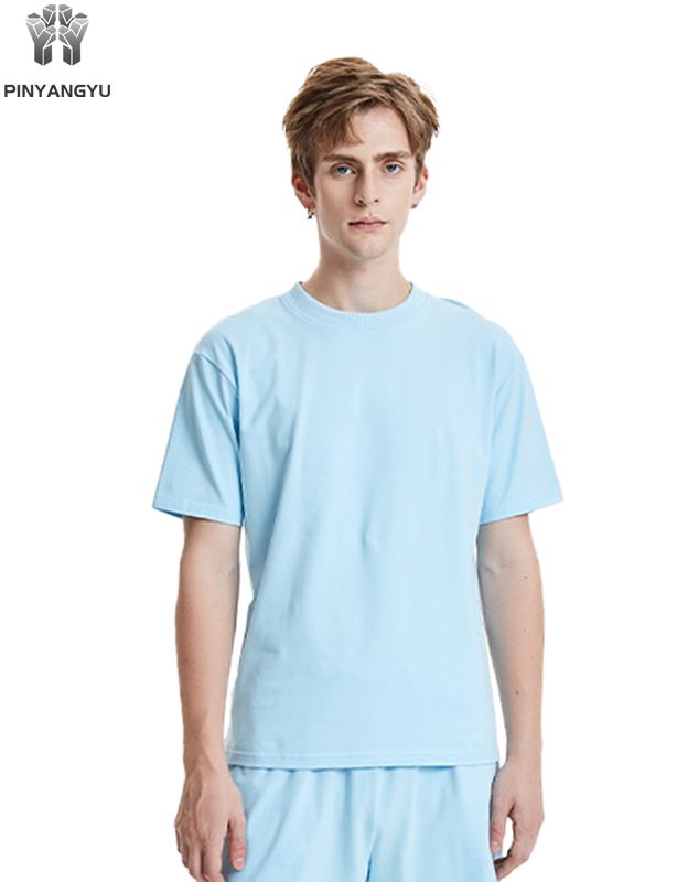 Monivärinen T-paita, löysä ja hengittävä, miesten ja naisten tyylit voidaan räätälöidä