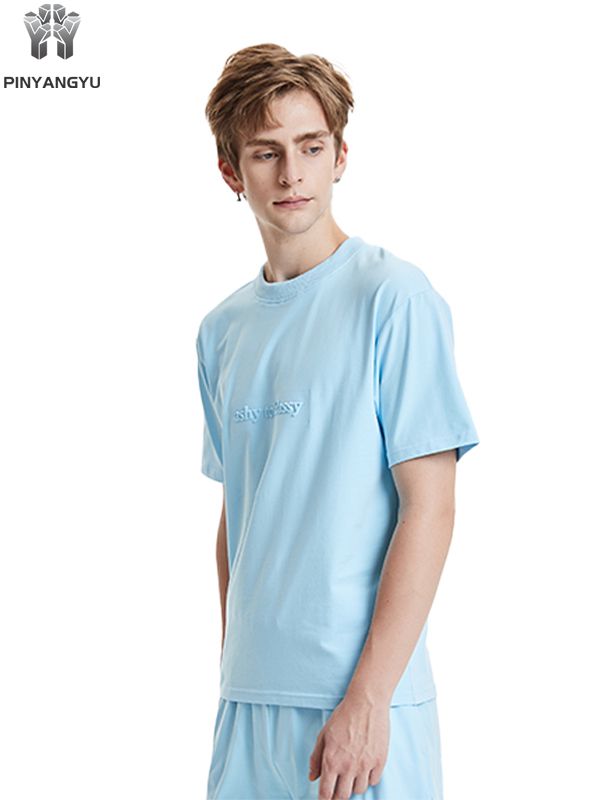 Monivärinen T-paita, löysä ja hengittävä, miesten ja naisten tyylit voidaan räätälöidä